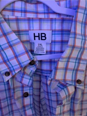 Men's 2XL Harbor Bay Button-Up Shirt